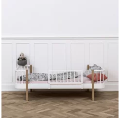 Barrière De Sécurité Wood - Blanc -LES ENFANTS DU DESIGN Soldes 041415 barriere de securite wood oliver furniture 2 1264x1234