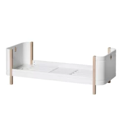 Lit Bébé évolutif 5 En 1 Mini+ Wood - Blanc/Chêne -LES ENFANTS DU DESIGN Soldes 041425 wood mini chene oliver furniture 11 1264x1234