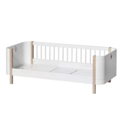 Lit Bébé évolutif 5 En 1 Mini+ Wood - Blanc/Chêne -LES ENFANTS DU DESIGN Soldes 041425 wood mini chene oliver furniture 9 1264x1234