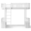 Lit Mezzanine Wood Original - Blanc -LES ENFANTS DU DESIGN Soldes 041429 lit mezzanine wood original blanc oliver furniture 1 1264x1234