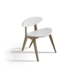 Chaise Enfant PingPong - Blanc/Chêne