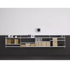 Portant Mural 75 X 30 Cm - Noir -LES ENFANTS DU DESIGN Soldes 1 portant mural etageres string blanc 75x30 2 1264x1234 3