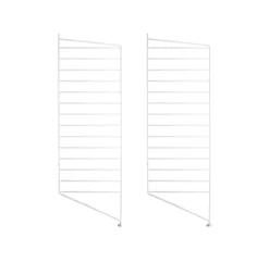 Pack 2 Portants Muraux Au Sol 115 X 30 Cm - Blanc