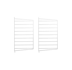 Pack 2 Portants Muraux 50 X 30 Cm - Blanc