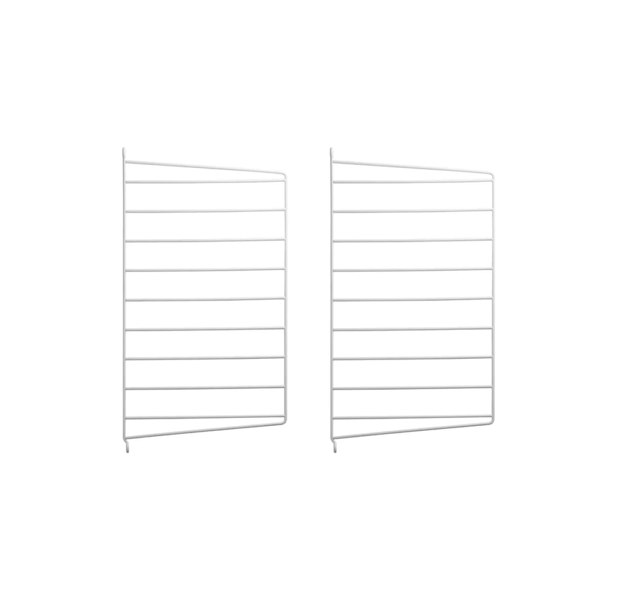 Pack 2 Portants Muraux 50 X 30 Cm - Blanc 3 Pack 2 Portants Muraux 50 X 30 Cm - Blanc
