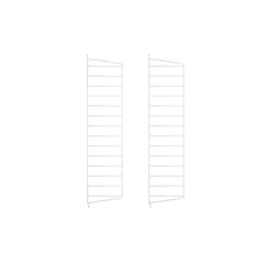 Pack 2 Portants Muraux 75 X 20 Cm - Blanc