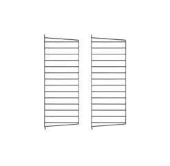 Pack 2 Portants Muraux 75 X 30 Cm - Noir