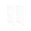 Pack 2 Portants Muraux Au Sol 85 X 30 Cm - Blanc