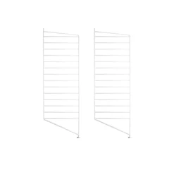 Pack 2 Portants Muraux Au Sol 85 X 30 Cm - Blanc