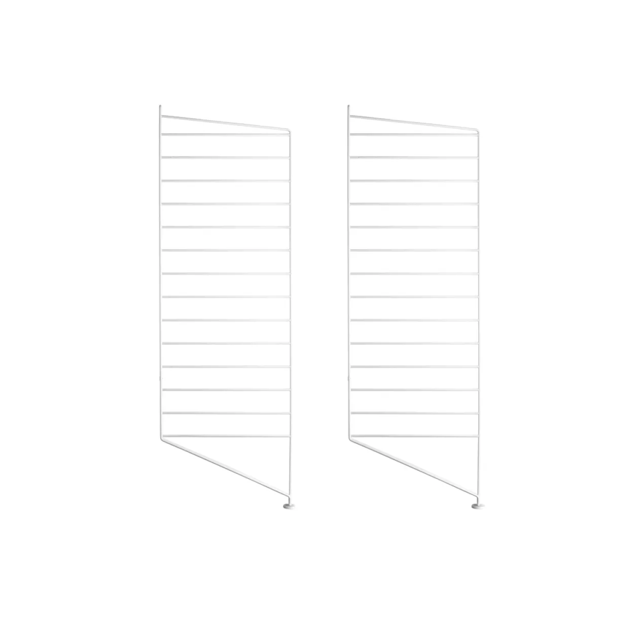 Pack 2 Portants Muraux Au Sol 85 X 30 Cm - Blanc 3 Pack 2 Portants Muraux Au Sol 85 X 30 Cm - Blanc