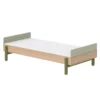 Lit Enfant Simple Tête De Lit Basse Popsicle - Chêne/Kiwi -LES ENFANTS DU DESIGN Soldes 80 24103 31 lit simple bas kiwi popsicle flexa 1 1264x1234