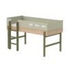 Lit Enfant Mi-hauteur échelle Droite Popsicle - Chêne/Kiwi -LES ENFANTS DU DESIGN Soldes 80 24301 31 lit mi hauteur echelle droite kiwi popsicle flexa 1 1264x1234