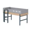 Lit Enfant Mi-hauteur échelle Droite Popsicle - Chêne/Blueberry -LES ENFANTS DU DESIGN Soldes 80 24301 32 lit mi hauteur echelle droite blueberry popsicle flexa 1 1264x1234