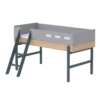 Lit Enfant Mi-hauteur échelle Inclinée Popsicle - Chêne/Blueberry -LES ENFANTS DU DESIGN Soldes 80 24302 32 lit mi hauteur echelle blueberry popsicle flexa 1 1264x1234