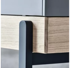 Lit Enfant Mi-hauteur échelle Inclinée Popsicle - Chêne/Blueberry -LES ENFANTS DU DESIGN Soldes 80 24302 32 lit mi hauteur echelle blueberry popsicle flexa 3 1264x1234