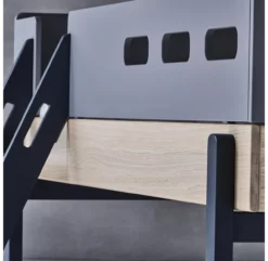 Lit Enfant Mi-hauteur échelle Inclinée Popsicle - Chêne/Blueberry -LES ENFANTS DU DESIGN Soldes 80 24302 32 lit mi hauteur echelle blueberry popsicle flexa 5 1264x1234