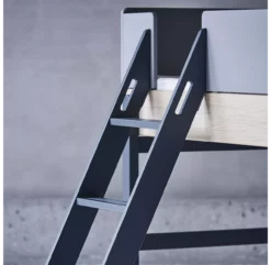 Lit Enfant Mi-hauteur échelle Inclinée Popsicle - Chêne/Blueberry -LES ENFANTS DU DESIGN Soldes 80 24302 32 lit mi hauteur echelle blueberry popsicle flexa 6 1264x1234