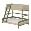 Lit Familial Superposé échelle Inclinée Popsicle - Chêne/Kiwi -LES ENFANTS DU DESIGN Soldes 80 24404 31 lit familial echelle kiwi popsicle flexa 1 1264x1234