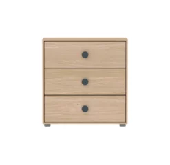 Commode 3 Tiroirs Popsicle - Chêne/Blueberry