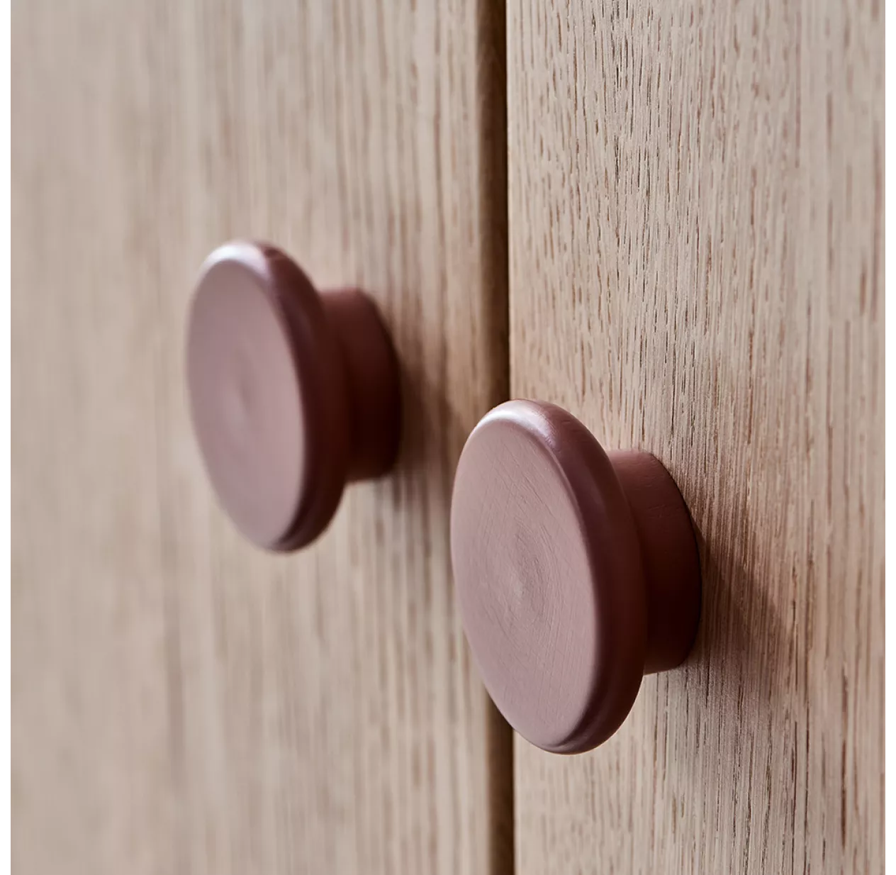 Commode 3 Tiroirs Popsicle - Chêne/Cherry 5 Commode 3 Tiroirs Popsicle - Chêne/Cherry – Image 3