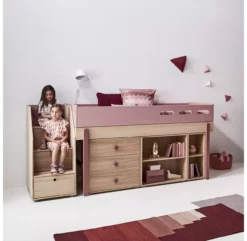 Commode 3 Tiroirs Popsicle - Chêne/Cherry 11 Commode 3 Tiroirs Popsicle - Chêne/Cherry -LES ENFANTS DU DESIGN Soldes 81 30301 33 commode cherry popsicle flexa 5 1264x1234