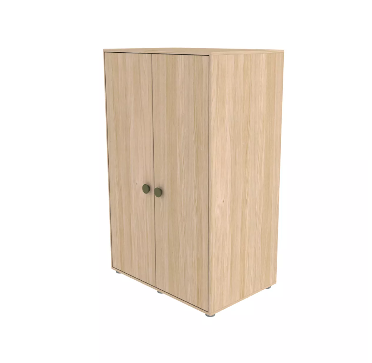 Armoire Basse Popsicle - Chêne/Kiwi 4 Armoire Basse Popsicle - Chêne/Kiwi – Image 2