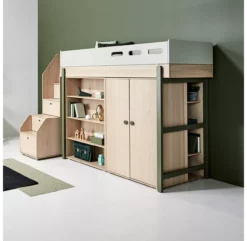 Armoire Basse Popsicle - Chêne/Kiwi 7 Armoire Basse Popsicle - Chêne/Kiwi -LES ENFANTS DU DESIGN Soldes 81 30503 31 armoire basse kiwi popsicle flexa 3 1264x1234