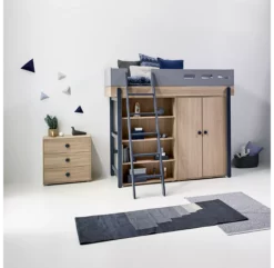 Armoire Basse Popsicle - Chêne/Blueberry 7 Armoire Basse Popsicle - Chêne/Blueberry -LES ENFANTS DU DESIGN Soldes 81 30503 32 armoire basse blueberry popsicle flexa 3 1264x1234