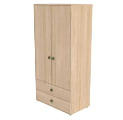Armoire Haute Popsicle - Chêne/Kiwi 8 Armoire Haute Popsicle - Chêne/Kiwi -LES ENFANTS DU DESIGN Soldes 81 30504 31 armoire haute kiwi popsicle flexa 1 1264x1234