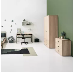 Armoire Haute Popsicle - Chêne/Kiwi 10 Armoire Haute Popsicle - Chêne/Kiwi -LES ENFANTS DU DESIGN Soldes 81 30504 31 armoire haute kiwi popsicle flexa 4 1264x1234