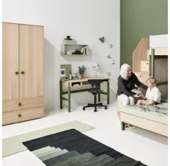 Armoire Haute Popsicle - Chêne/Kiwi 11 Armoire Haute Popsicle - Chêne/Kiwi -LES ENFANTS DU DESIGN Soldes 81 30504 31 armoire haute kiwi popsicle flexa 5 1264x1234