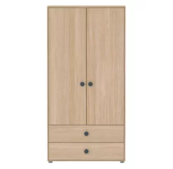 Armoire Haute Popsicle - Chêne/Blueberry