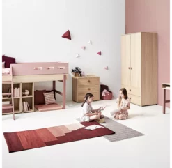 Armoire Haute Popsicle - Chêne/Cherry -LES ENFANTS DU DESIGN Soldes 81 30504 33 armoire haute cherry popsicle flexa 9 1264x1234