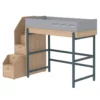 Lit Mezzanine Escalier Popsicle - Chêne/Blueberry 1 Lit Mezzanine Escalier Popsicle - Chêne/Blueberry -LES ENFANTS DU DESIGN Soldes 90 10766 32 lit mezzanine escalier blueberry popsicle flexa 1 1264x1234