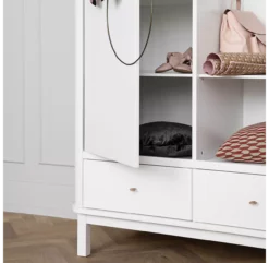 Armoire 2 Portes Wood - Blanc -LES ENFANTS DU DESIGN Soldes armoire 2 portes 041352 blanc oliver furniture 8 1264x1234