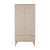 Armoire Flow - Argile / Chêne 1 Armoire Flow - Argile / Chêne -LES ENFANTS DU DESIGN Soldes armoire 2 portes flow argile chene quax 1 1264x1234
