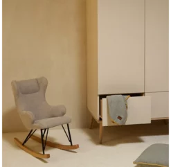 Armoire Flow - Argile / Chêne -LES ENFANTS DU DESIGN Soldes armoire 2 portes flow argile chene quax 4 1264x1234