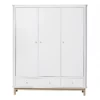 Armoire 3 Portes Wood - Chêne / Blanc -LES ENFANTS DU DESIGN Soldes armoire 3 portes 041353 blanc chene oliver furniture 1 1264x1234
