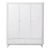 Armoire 3 Portes Wood - Blanc 1 Armoire 3 Portes Wood - Blanc -LES ENFANTS DU DESIGN Soldes armoire 3 portes 041354 blanc oliver furniture 1 1264x1234