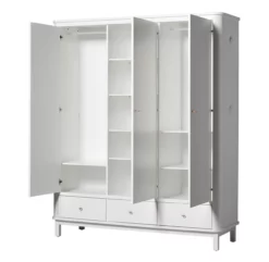 Armoire 3 Portes Wood - Blanc 12 Armoire 3 Portes Wood - Blanc -LES ENFANTS DU DESIGN Soldes armoire 3 portes 041354 blanc oliver furniture 3 1264x1234