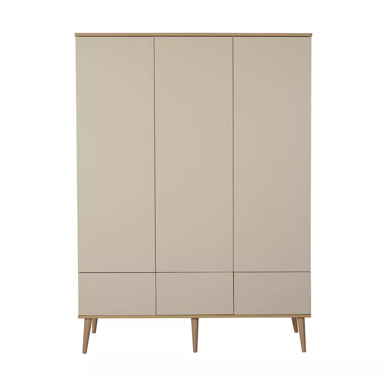 Armoire 3 Portes Flow XL - Argile / Chêne 3 Armoire 3 Portes Flow XL - Argile / Chêne