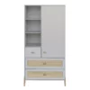 Armoire En Cèdre Et Rotin Marélia - Lune -LES ENFANTS DU DESIGN Soldes armoire bois rotin marelia gris perle theo 1 1264x1234