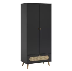 VOX Armoire 2 Portes Canne - Noir