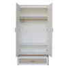 Armoire En Cèdre Et Rotin Océania - Blanc -LES ENFANTS DU DESIGN Soldes armoire enfant oceania theo rotin 3 1264x1234
