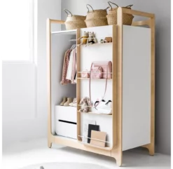 Armoire H Wardrobe - Blanc -LES ENFANTS DU DESIGN Soldes armoire h rafa kids 7 1264x1234