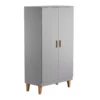 VOX Armoire 2 Portes Lounge - Gris Clair 1 VOX Armoire 2 Portes Lounge - Gris Clair -LES ENFANTS DU DESIGN Soldes armoire lounge grey vox 1 1264x1234
