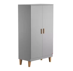 VOX Armoire 2 Portes Lounge - Gris Clair