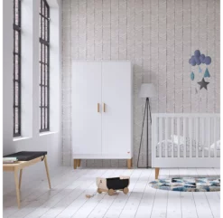 VOX Armoire 2 Portes Lounge - Blanc -LES ENFANTS DU DESIGN Soldes armoire lounge white vox 2 1264x1234