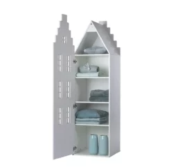 Armoire Maison Amsterdam Escalier - Bois Brut -LES ENFANTS DU DESIGN Soldes armoire maison amsterdam escalier bois brut kast van een huis 4 1264x1234