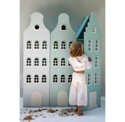 Armoire Maison Amsterdam Cloche - Blanc -LES ENFANTS DU DESIGN Soldes armoire maison amsterdam kast van een huis 3 1264x1234